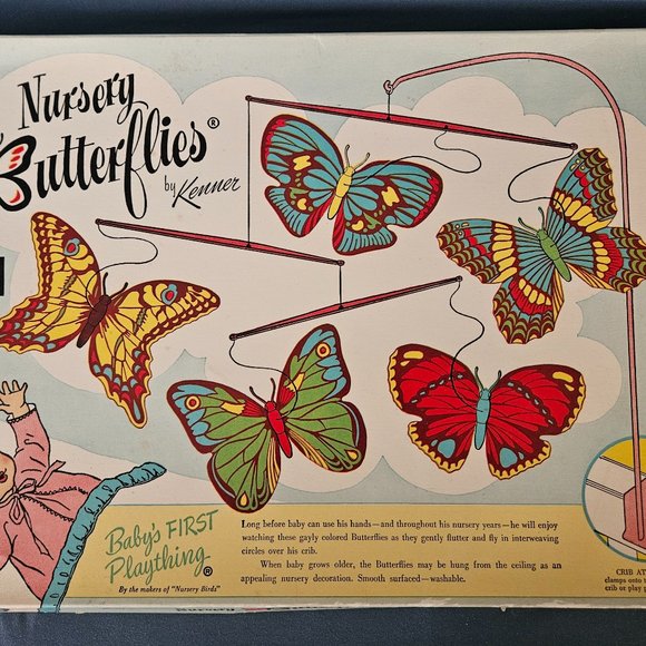 Kenner Other - Vintage 1954 Nursery Butterflies Mobile Never used